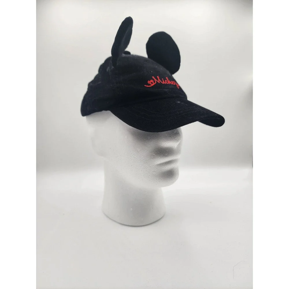 Kids Mickey Mouse Disney ears ball cap‎ adjustable strap embroidered